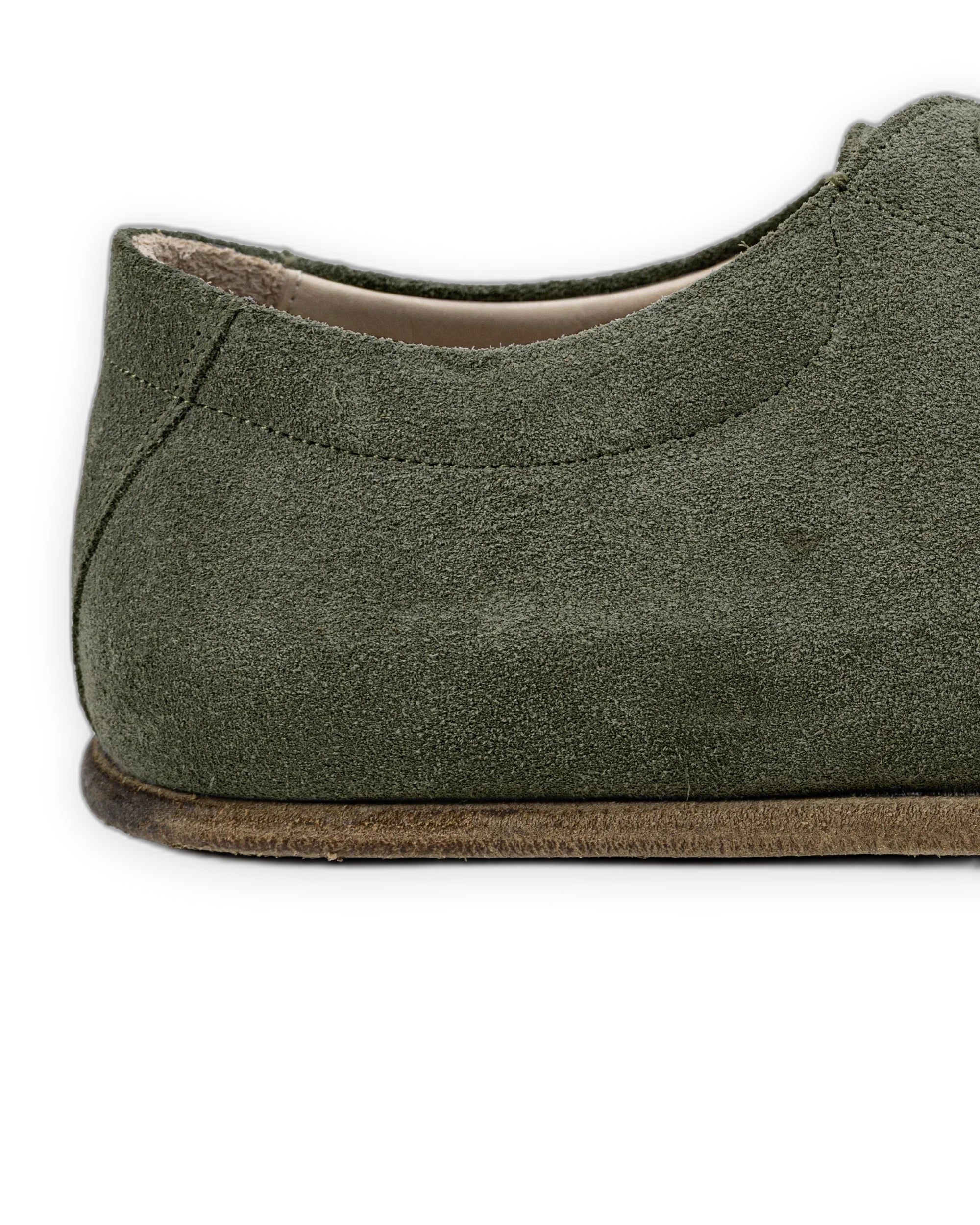 Top view Suede Barefoot Sneaker - Handcrafted Calf Leather | Bespoky
