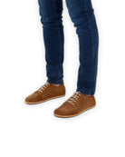 Top view Suede Barefoot Sneaker - Handcrafted Calf Leather | Bespoky