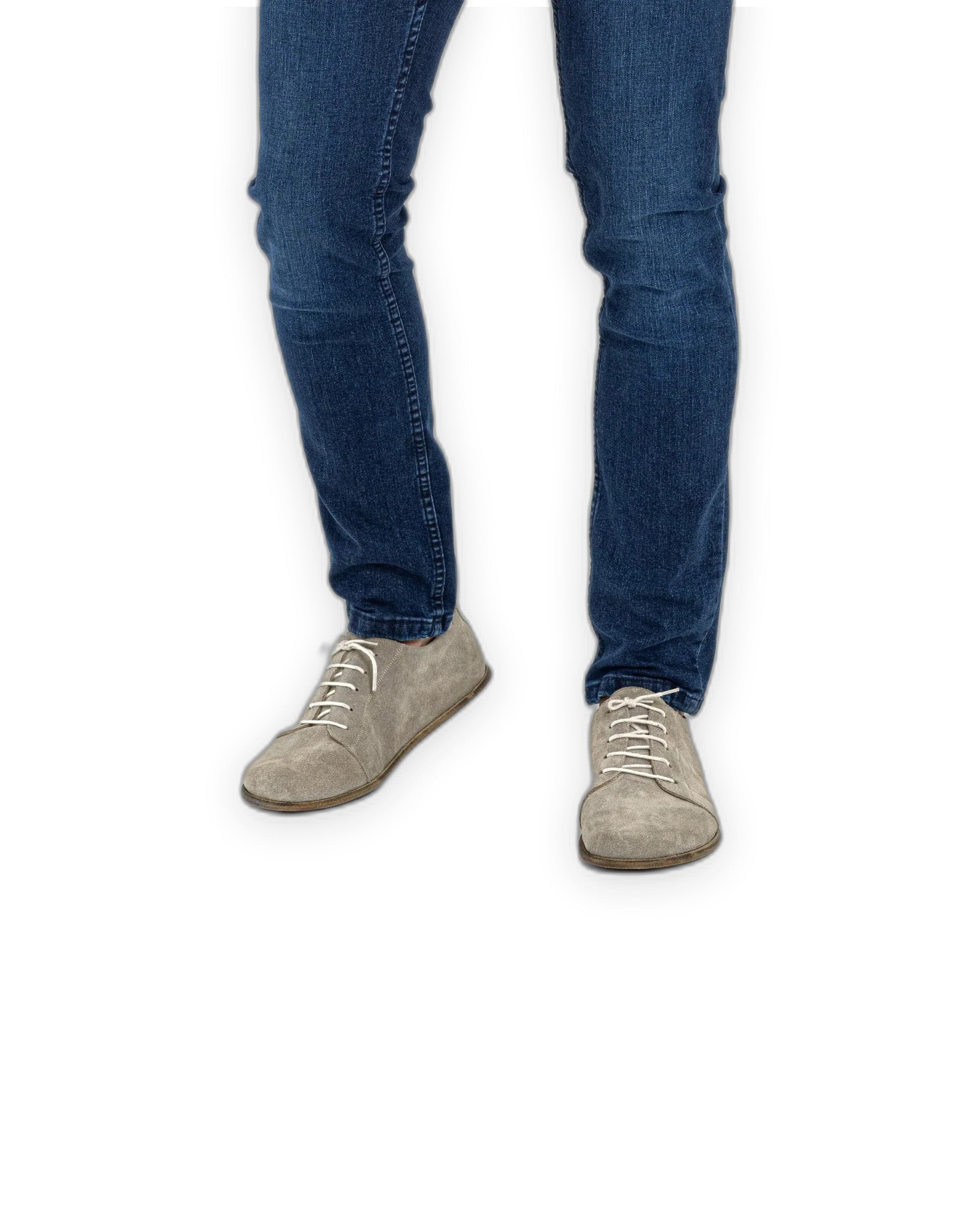 Detail Suede Barefoot Sneaker - Handcrafted Calf Leather Turkey | Bespoky