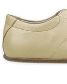 Top view Yellow Barefoot Sneaker - Handcrafted Calf Leather | Bespoky