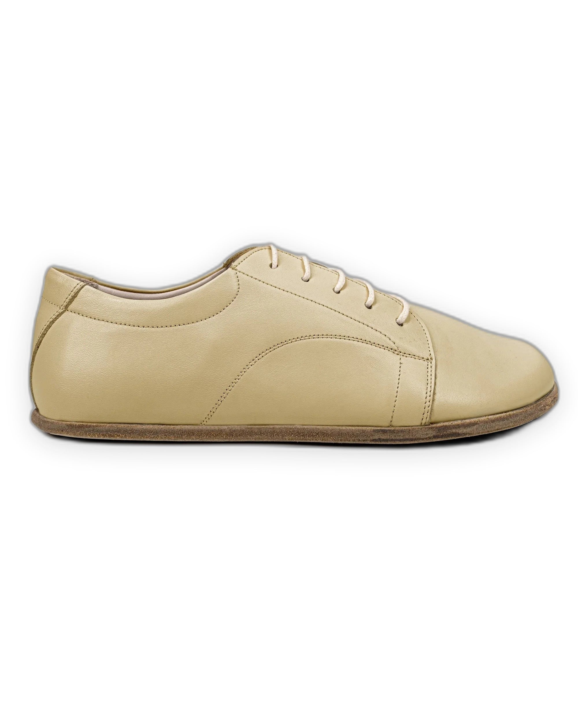 Detail Yellow Barefoot Sneaker - Handcrafted Calf Leather Turkey | Bespoky