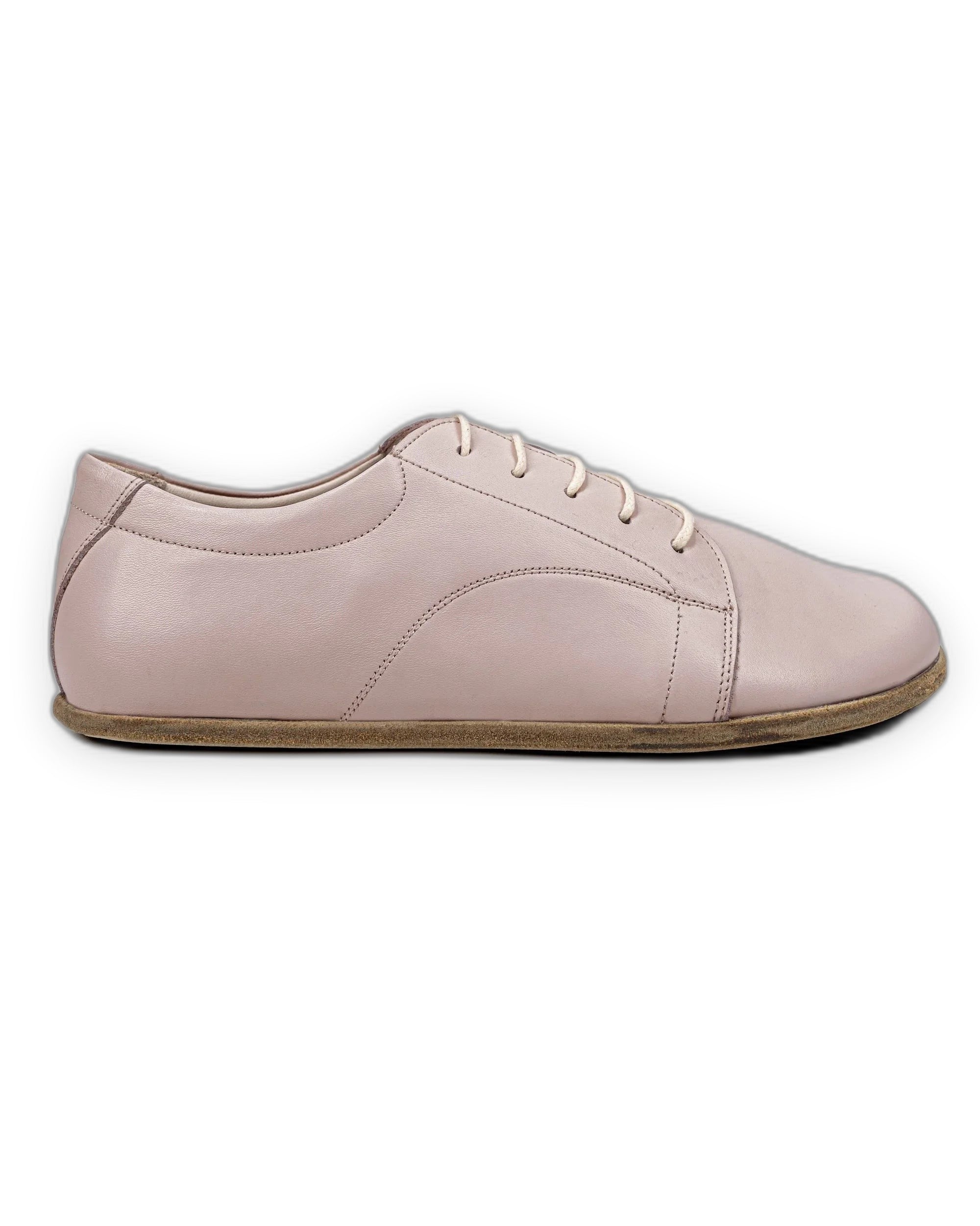 Back view Pink Barefoot Sneaker - Calf Leather Handcrafted | Bespoky