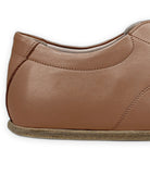 Pair Tan Barefoot Sneaker - Barefoot Wide Toe Calf Leather | Bespoky