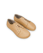 Men's Melon Yellow Barefoot Sneaker - Handcrafted Calf Leather Wide Toe Box | Bespoky