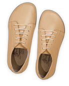 Side view Melon Yellow Barefoot Sneaker - Calf Leather Zero Drop | Bespoky