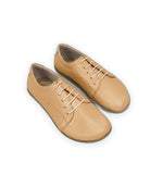 Men's Melon Yellow Barefoot Sneaker - Handcrafted Calf Leather Wide Toe Box | Bespoky
