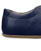 Top view Navy Blue Barefoot Sneaker - Handcrafted Calf Leather | Bespoky