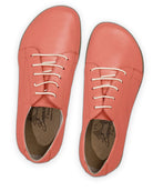 Side view Pomegranate Barefoot Sneaker - Calf Leather Zero Drop | Bespoky