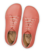 Top view Pomegranate Barefoot Sneaker - Handcrafted Calf Leather | Bespoky