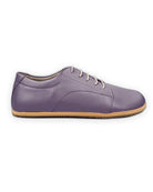 Side view Purple Barefoot Sneaker - Calf Leather Zero Drop | Bespoky