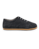 Side view Smoked Nubuck Barefoot Sneaker - Calf Leather Zero Drop | Bespoky