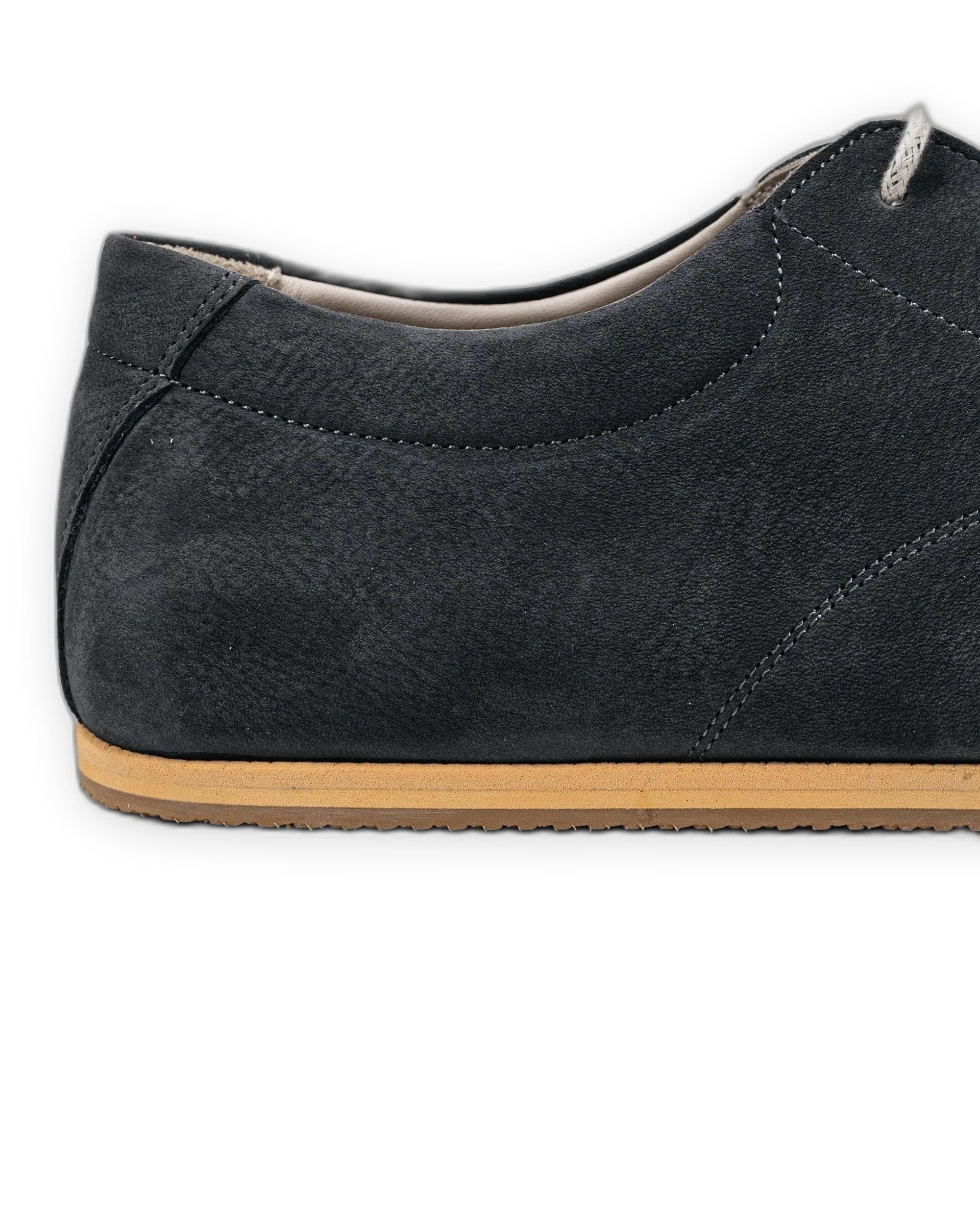 Top view Smoked Nubuck Barefoot Sneaker - Handcrafted Calf Leather | Bespoky