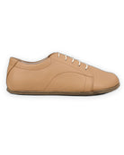 Close-up calf leather - Undyed Barefoot Sneaker Detail | Bespoky