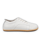 Top view White Barefoot Sneaker - Handcrafted Calf Leather | Bespoky