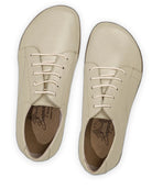 Side view Beige Barefoot Sneaker - Calf Leather Zero Drop | Bespoky