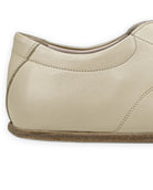 Top view Beige Barefoot Sneaker - Handcrafted Calf Leather | Bespoky
