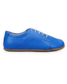 Top view Blue Barefoot Sneaker - Handcrafted Calf Leather | Bespoky