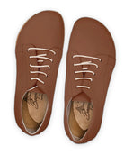 Side view Dark Brown Barefoot Sneaker - Calf Leather Zero Drop | Bespoky