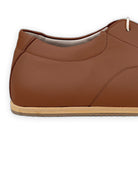 Side view Dark Brown Barefoot Sneaker - Calf Leather Zero Drop | Bespoky