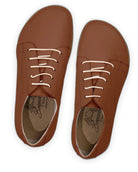 Side view Dark Brown Barefoot Sneaker - Calf Leather Zero Drop | Bespoky