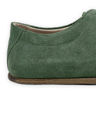 Top view Green Barefoot Sneaker - Handcrafted Calf Leather | Bespoky