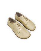Women's Yellow Barefoot Sneaker - Handcrafted Calf Leather Wide Toe Box | Bespoky