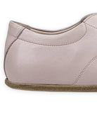Close-up calf leather - Pink Barefoot Sneaker Detail | Bespoky