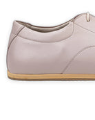 Side view Pink Barefoot Sneaker - Calf Leather Zero Drop | Bespoky