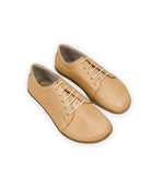 Women's Melon Yellow Barefoot Sneaker - Handcrafted Calf Leather Wide Toe Box | Bespoky