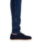 Detail Navy Barefoot Sneaker - Handcrafted Calf Leather Turkey | Bespoky
