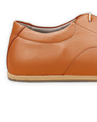 Top view Orange Barefoot Sneaker - Handcrafted Calf Leather | Bespoky