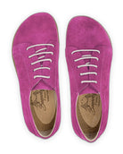 Side view Pink Barefoot Sneaker - Calf Leather Zero Drop | Bespoky