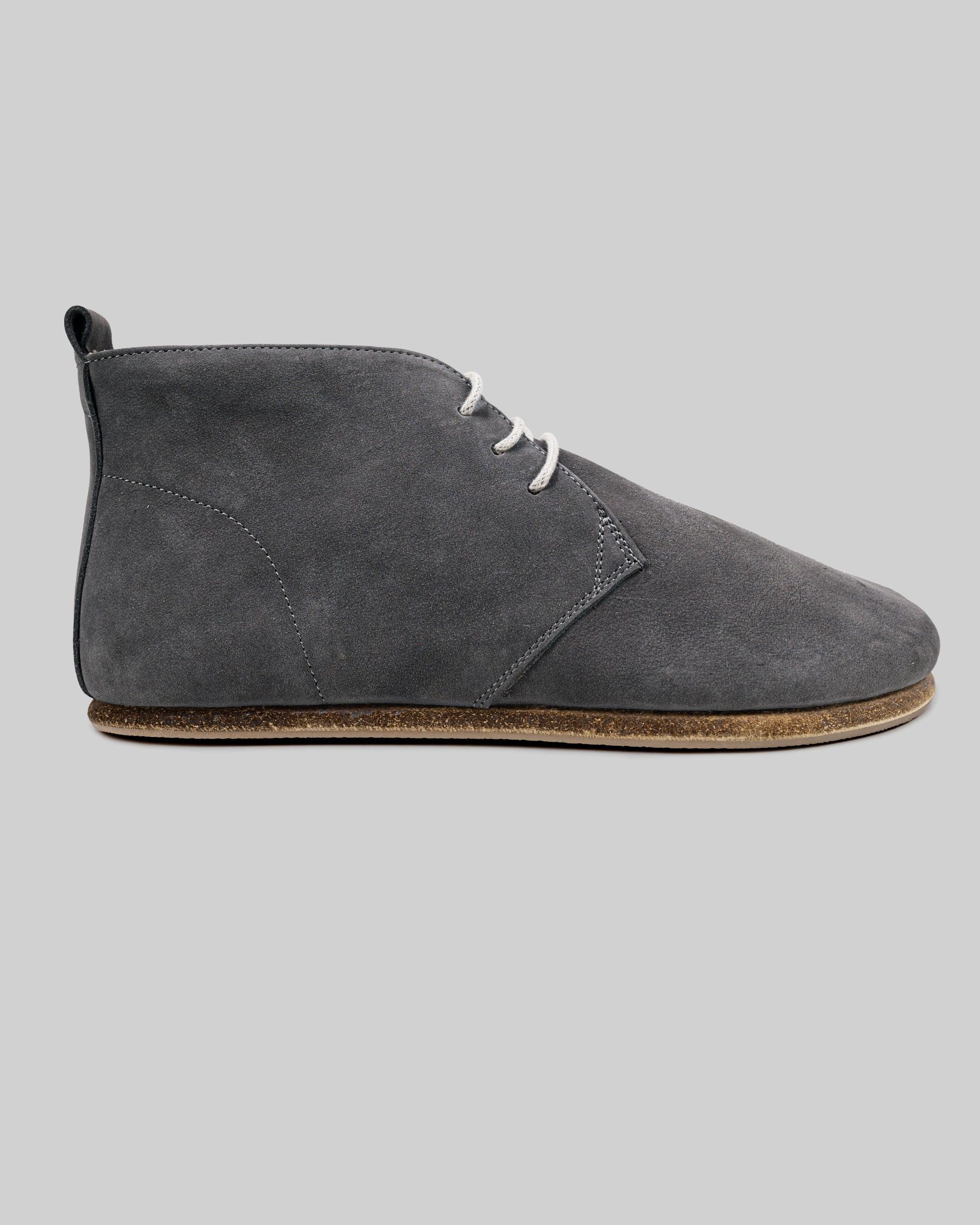 Top view Smoked Nubuck Ankle Boots - Handcrafted Calf Leather | Bespoky