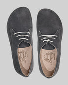 Detail Smoked Nubuck Oxford Shoes - Handcrafted Calf Leather Turkey | Bespoky