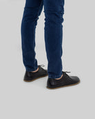 Detail Black Oxford Shoes - Handcrafted Calf Leather Turkey | Bespoky
