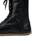 Side view Black Barefoot Boot - Calf Leather Zero Drop | Bespoky
