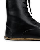 Side view Black Barefoot Boot - Calf Leather Zero Drop | Bespoky