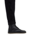 Detail Black Barefoot Boot - Handcrafted Calf Leather Turkey | Bespoky