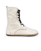 Pair Cream Barefoot Boot - Barefoot Wide Toe Calf Leather | Bespoky