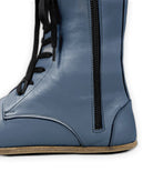 Side view Jean Blue Barefoot Boot - Calf Leather Zero Drop | Bespoky