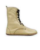 Detail Yellow Barefoot Boot - Handcrafted Calf Leather Turkey | Bespoky