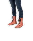 Men's Pomegranate Barefoot Boot - Handcrafted Calf Leather Wide Toe Box | Bespoky