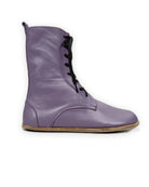 Side view Purple Barefoot Boot - Calf Leather Zero Drop | Bespoky