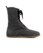 Side view Smoked Nubuck Barefoot Boot - Calf Leather Zero Drop | Bespoky