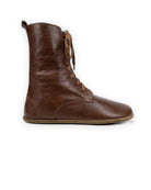 Women's Brown Barefoot Boot - Handcrafted Calf Leather Wide Toe Box | Bespoky