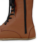 Side view Dark Brown Barefoot Boot - Calf Leather Zero Drop | Bespoky