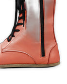Side view Pomegranate Barefoot Boot - Calf Leather Zero Drop | Bespoky
