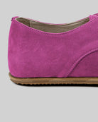 Top view Pink Nubuck Oxford Shoes - Handcrafted Calf Leather | Bespoky