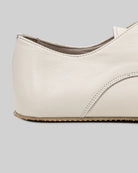 Pair Cream Oxford Shoes - Barefoot Wide Toe Calf Leather | Bespoky