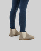 Pair Suede Chelsea Boots - Barefoot Wide Toe Calf Leather | Bespoky